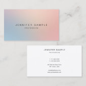 Modern Professional Simple Create Your Own 名刺 (正面/裏面)