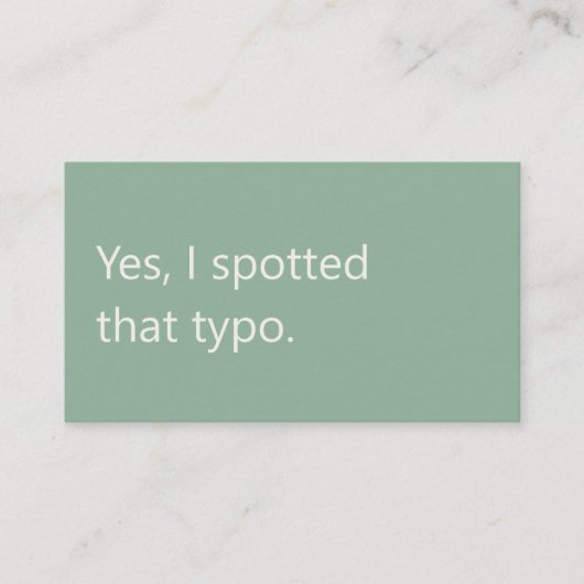 Modern Proofreader Freelance Writing 名刺 (正面)