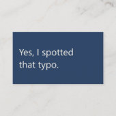 Modern Proofreader Freelance Writing 名刺 (正面)