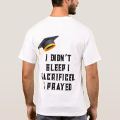 Modern Proud Mom | 3 Photo Graduation T-Shirt  Tシャツ (裏面)