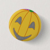 Modern Pumpkin Button 缶バッジ (正面)