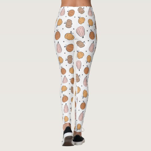 Modern Pumpkin Pattern - Leggings レギンス (裏面)