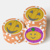 Modern Pumpkin Poker Chip ポーカーチップ (積み重ね)