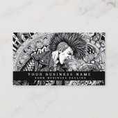 Modern Punk Rock Mohawk Angry 名刺 (正面)