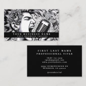 Modern Punk Rock Mohawk Angry 名刺 (正面/裏面)