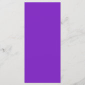 Modern Purple Line Art Floral Wedding Menu Card メニュー (裏面)