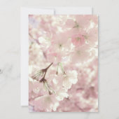 Modern Purple Peach Elegant Wedding Invitation 招待状 (裏面)