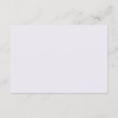 Modern Purple Stripes Elegant Wedding RSVP Card (裏面)