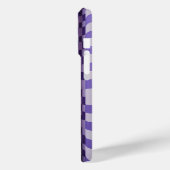 Modern Purple & White 3D Wave Phone Case - Elegant Case-Mate iPhoneケース (裏面 / 左)