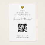 Modern QR Code All in One White Wedding Invitation<br><div class="desc">This wedding invitation is a modern design for the couple who has a budget and wants to save money. You will add the QR code that links to your wedding website. Go to your wedding website and get your unique QR code, then upload it here. Follow our easy-to-use templates. Add...</div>