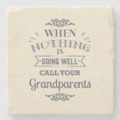 Modern Quote Keepsake ストーンコースター (正面)