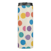 Modern Rainbow Color Hexagonal Art タンブラー (裏面)