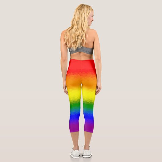 Modern Rainbow Mosaic Script Name  カプリレギンス (裏面)