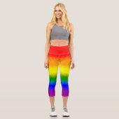 Modern Rainbow Mosaic Script Name  カプリレギンス (正面)