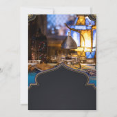 Modern Ramadan Iftar Dinner Night Lanterns 招待状 (裏面)