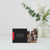 Modern Real Estate Agent Business Card  名刺 (スタンド正面)