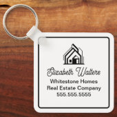 Modern Real Estate Company Customized Realtor キーホルダー (正面)