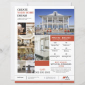 Modern Real Estate Flyer Template (正面)