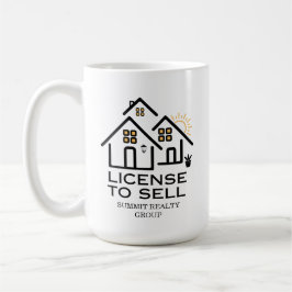 Modern Real Estate License To Sell コーヒーマグカップ