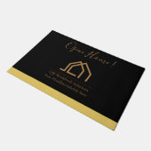 Modern Real Estate Logo Promotional doormat ドアマット (アングル)