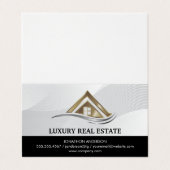 Modern Real Estate Logo | Property Management 名刺 (外部フラット)