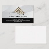 Modern Real Estate Logo | Property Management 名刺 (正面/裏面)