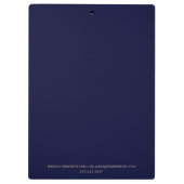 Modern Real Estate Promotional Realtor Logo クリップボード (裏面)