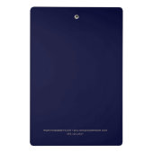 Modern Real Estate Promotional Realtor Logo ミニクリップボード (裏面)