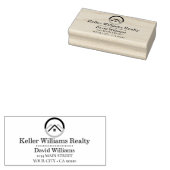 Modern Real Estate white and gold custom logo  ラバースタンプ (押印)