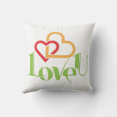 Modern Red and Blue Tartan Plaid Throw Pillow  クッション (裏面)