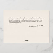 Modern Red Blue and Yellow Striped 3 Photo 箔シーズンカード (裏面)