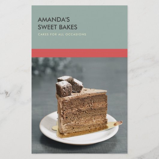 MODERN RED BLUE PHOTO TEMPLATE CLASSES WORKSHOP チラシ (裏面)