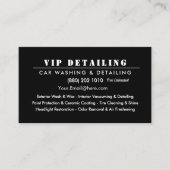 Modern Red Car Wash & Auto Detailing 名刺 (正面)