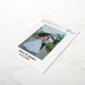 Modern Red Hearts Valentine’s Day 箔シーズンカード (回転した状態)