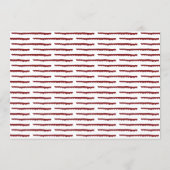 Modern Red Photo Frame Graduation Class of 2026 案内状 (裏面)