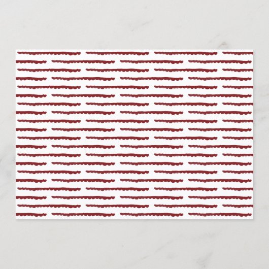 Modern Red Photo Frame Graduation Class of 2026 案内状 (裏面)