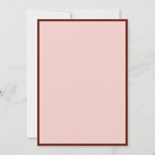 Modern Red Photo Frame Graduation Party 招待状 (裏面)