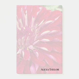 Modern Red Zinnias ポストイット