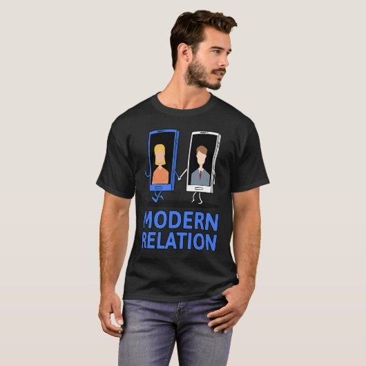 Modern Relation Relationship Today Smartphone Cel Tシャツ (正面フル)