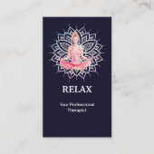 Modern Relax Reiki Master Therapist Chakra Therapy 名刺 (正面)