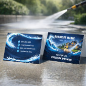 Modern Residential Pressure Washing Wave 名刺