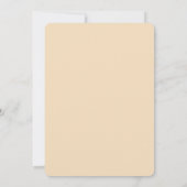 Modern Retro Baby Shower Customizable Sticker  招待状 (裏面)