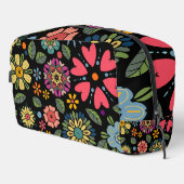 Modern Retro Floral Drawing Seamless Pattern Art ドップキット (右コーナー)