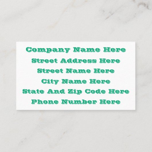 Modern Retro Floral Drawing Seamless Pattern Art 名刺 (裏面)