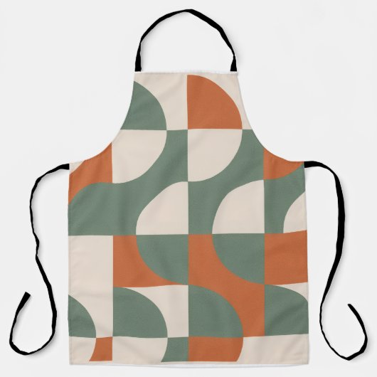 Modern Retro Geometric Apron エプロン (正面)