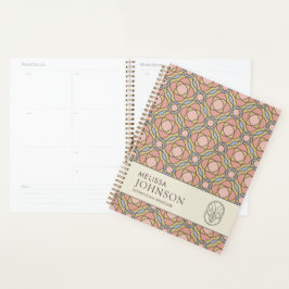 Modern Retro Geometric Professional Planner プランナー手帳