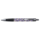 Modern Retro Lavender Geometric Branding Pen ボールペン (裏面)