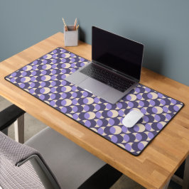 Modern Retro Lavender Geometric Desk Mat デスクマット