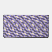 Modern Retro Lavender Geometric Desk Mat デスクマット (正面)