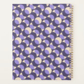 Modern Retro Lavender Geometric Planner プランナー手帳 (裏面)